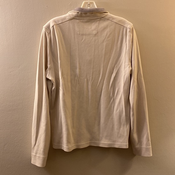 Banana Republic white quarter zip - Picture 2 of 3